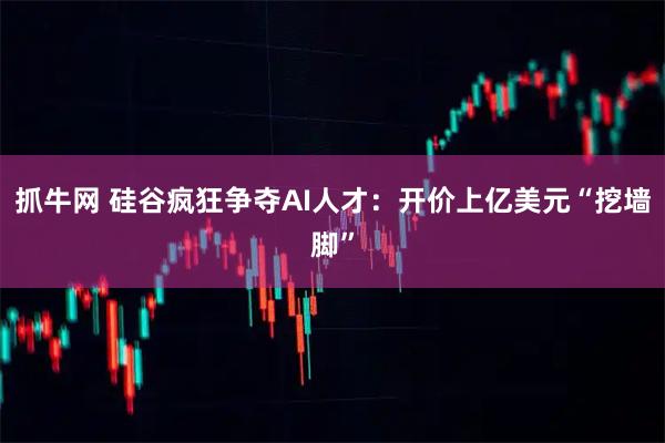 抓牛网 硅谷疯狂争夺AI人才:开价上亿美元“挖墙脚”
